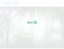 Tablet Screenshot of gen-g.com